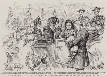 Der Besuch der Königin in London, eine unerwartete Präsentation in Paddington